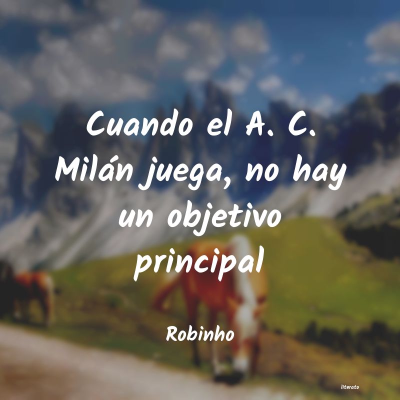 frases de Robinho