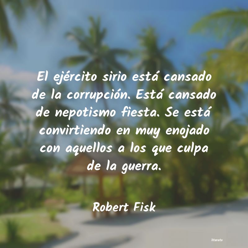 Frases de Robert Fisk