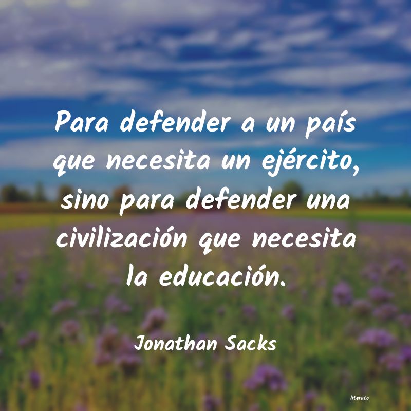 Frases de Jonathan Sacks