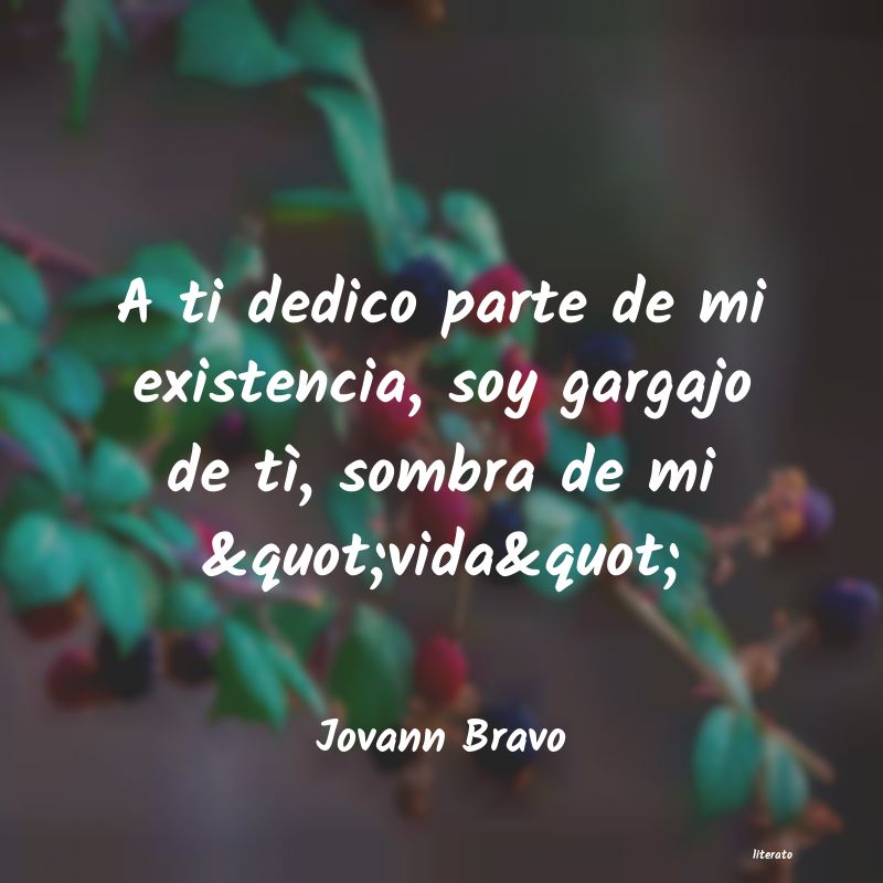 Frases de Jovann Bravo