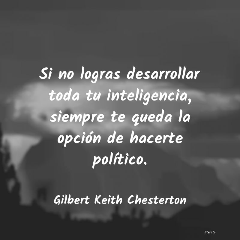 Frases de Gilbert Keith Chesterton