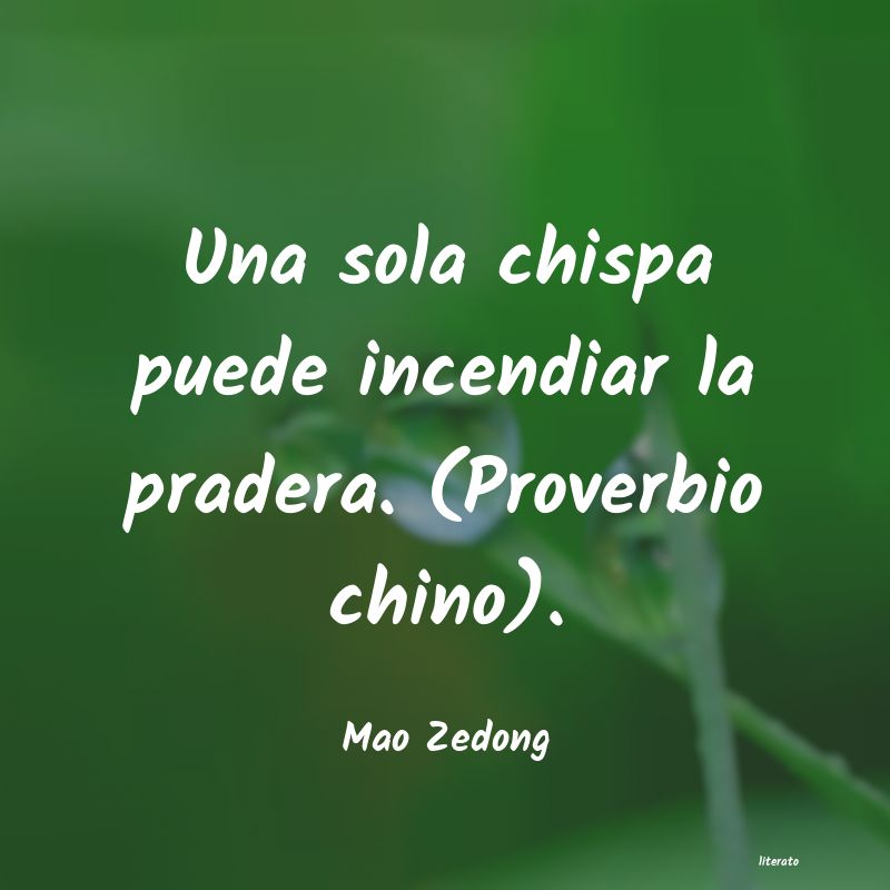frases de Mao Zedong