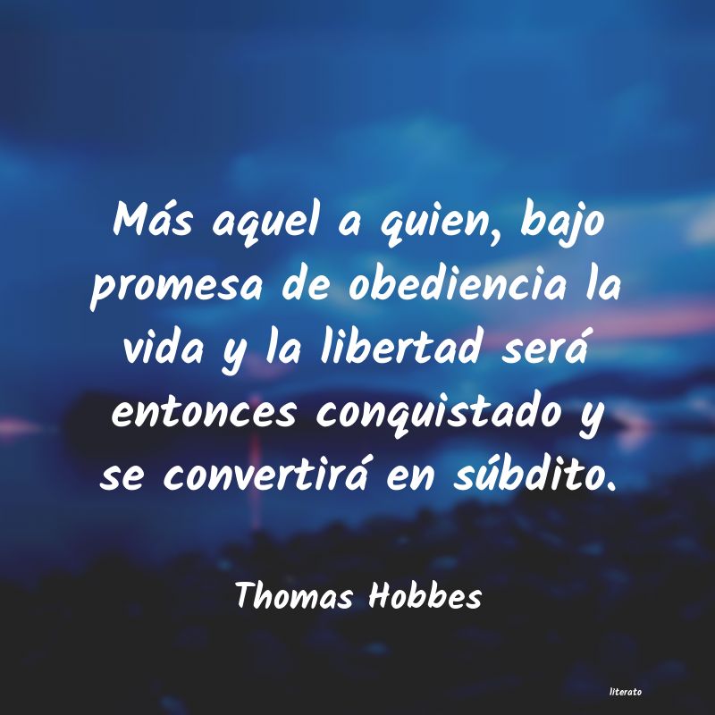 frases de Thomas Hobbes
