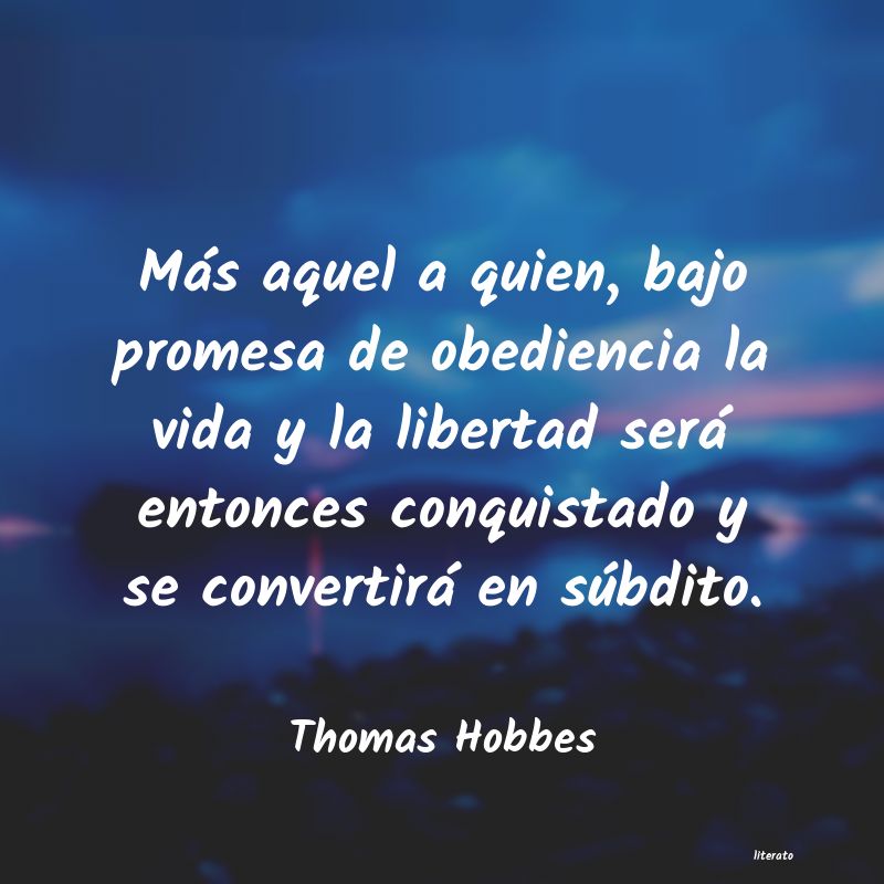 Frases de Thomas Hobbes