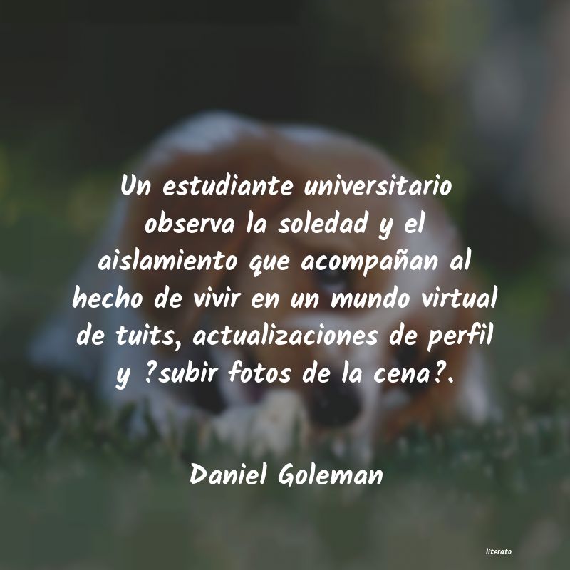 frases de Daniel Goleman