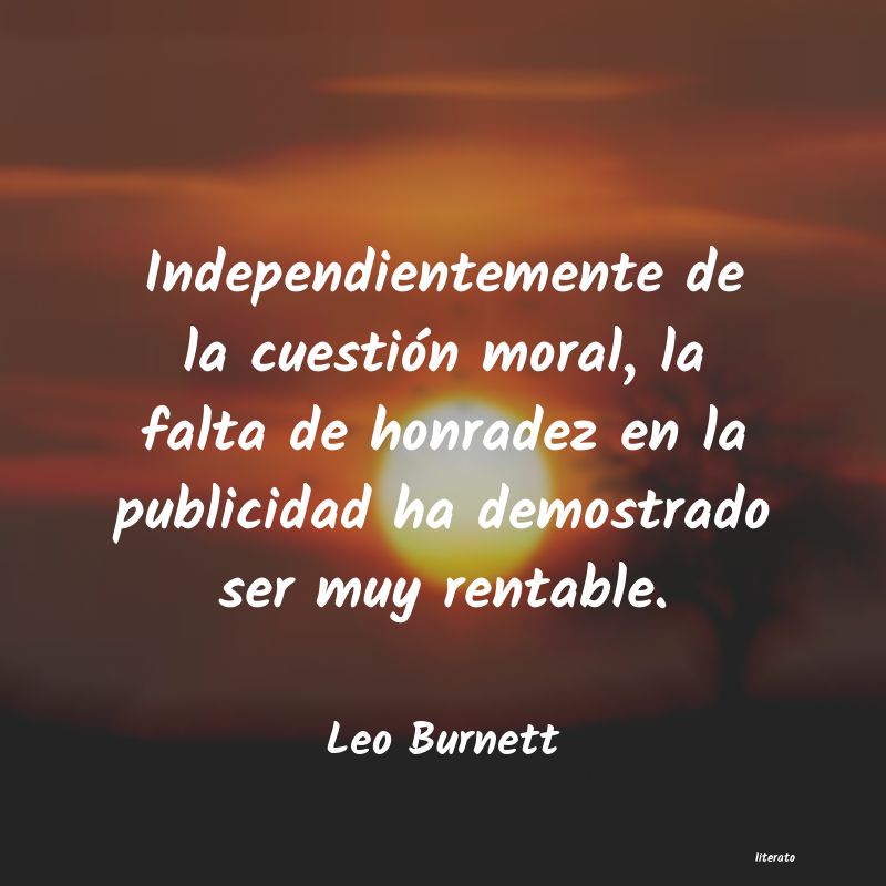 Frases de Leo Burnett