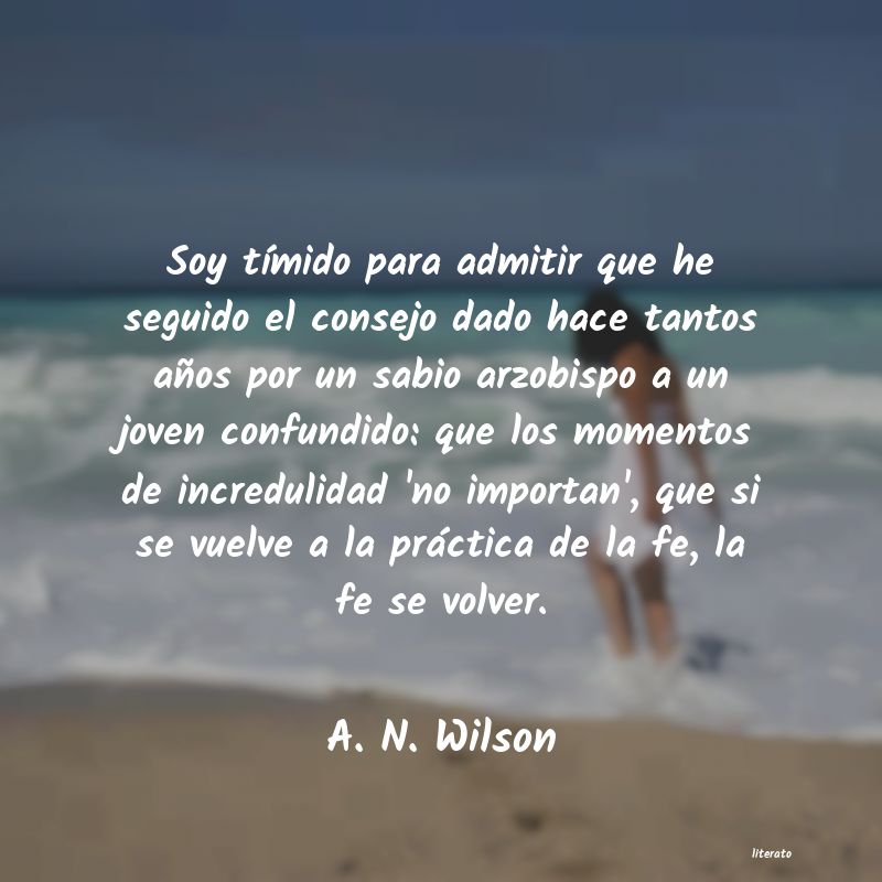 Frases de A. N. Wilson