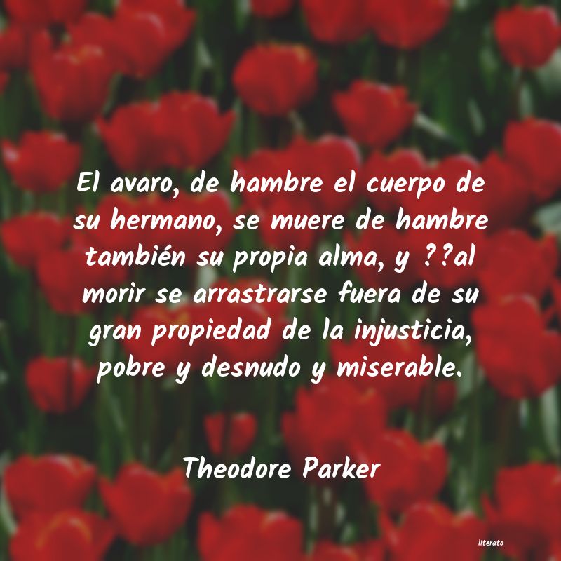frases de Theodore Parker
