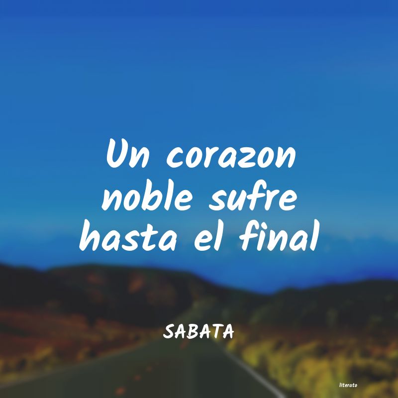 frases de SABATA
