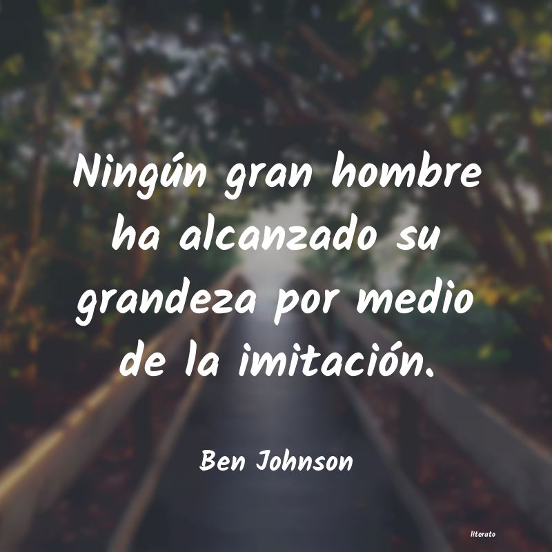 frases de Ben Johnson