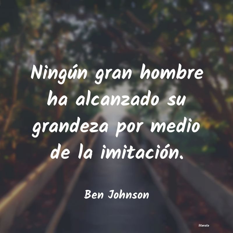 Frases de Ben Johnson