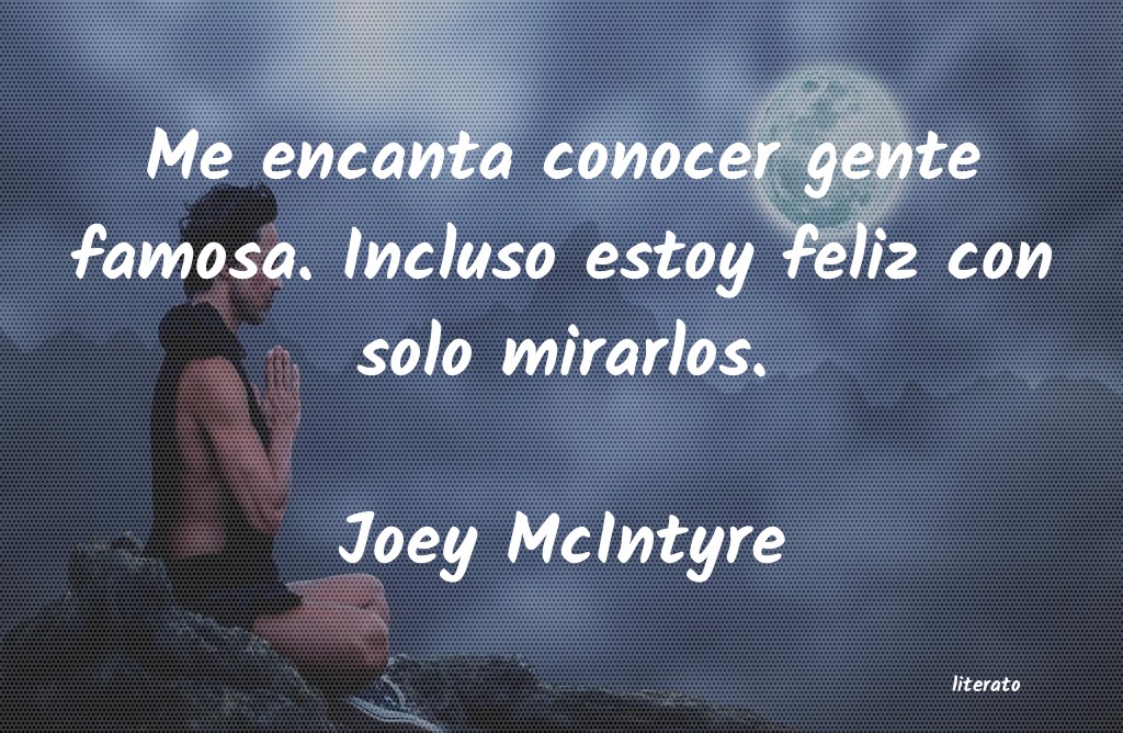 frases de Joey McIntyre