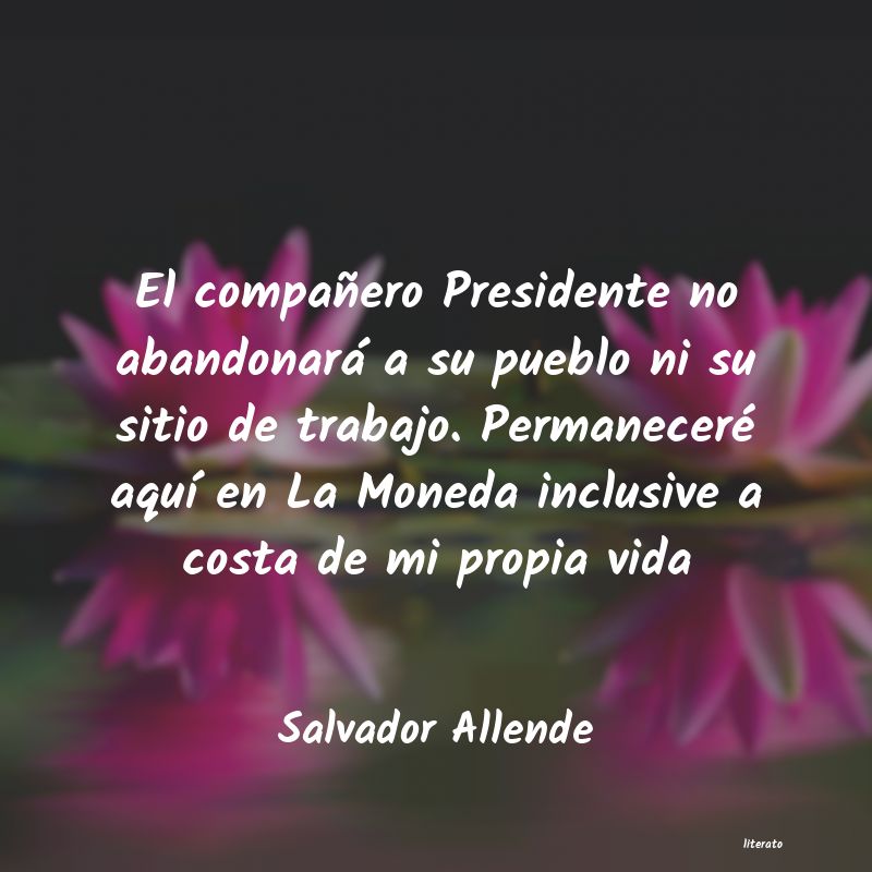 frases de Salvador Allende