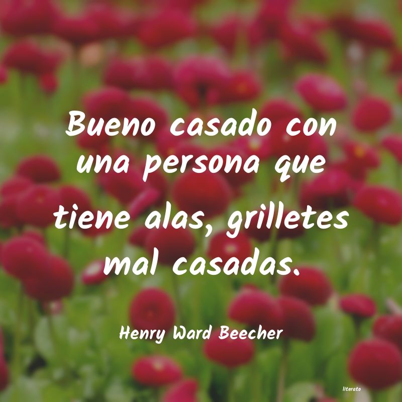 frases de Henry Ward Beecher
