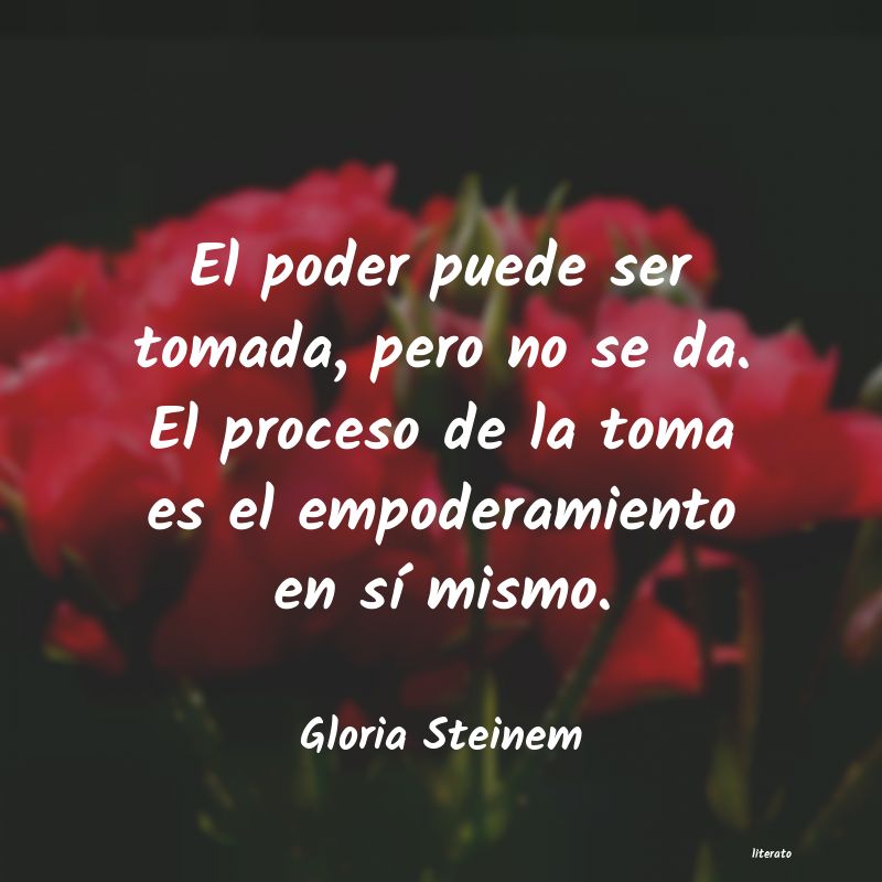 Frases de Gloria Steinem