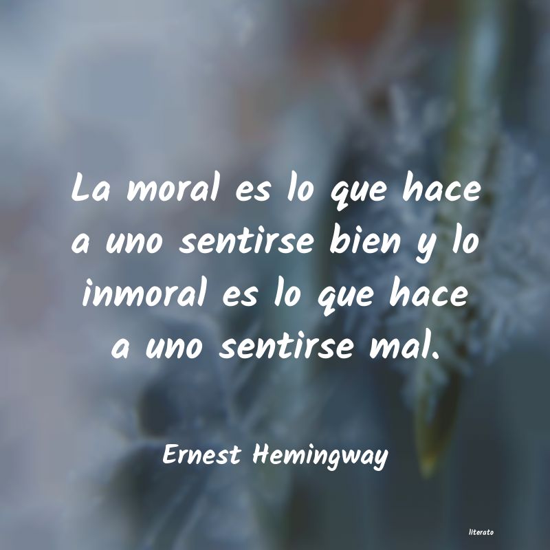 Frases de Ernest Hemingway