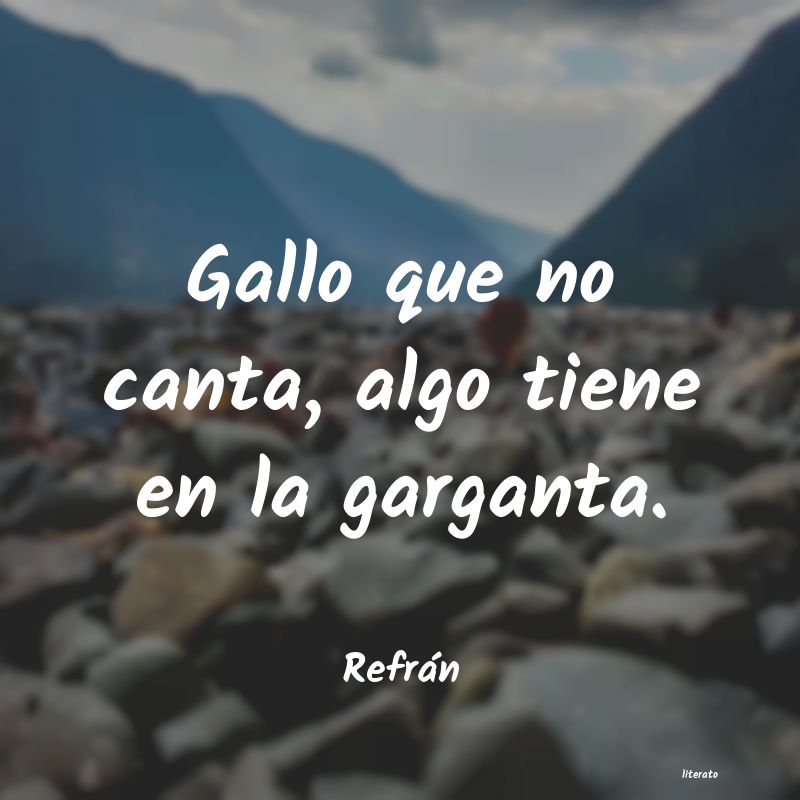 frases de Refrán