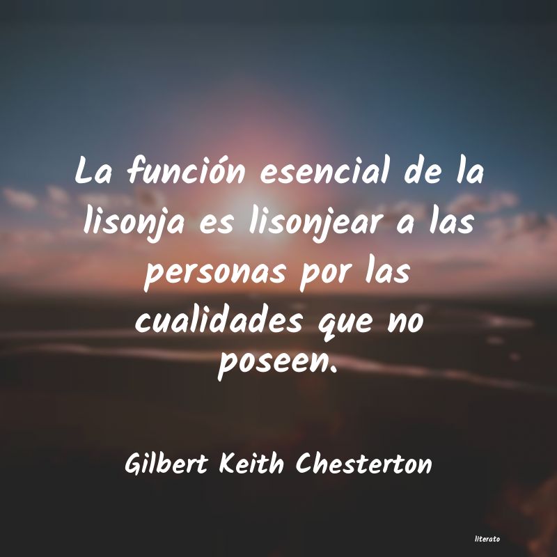 Frases de Gilbert Keith Chesterton