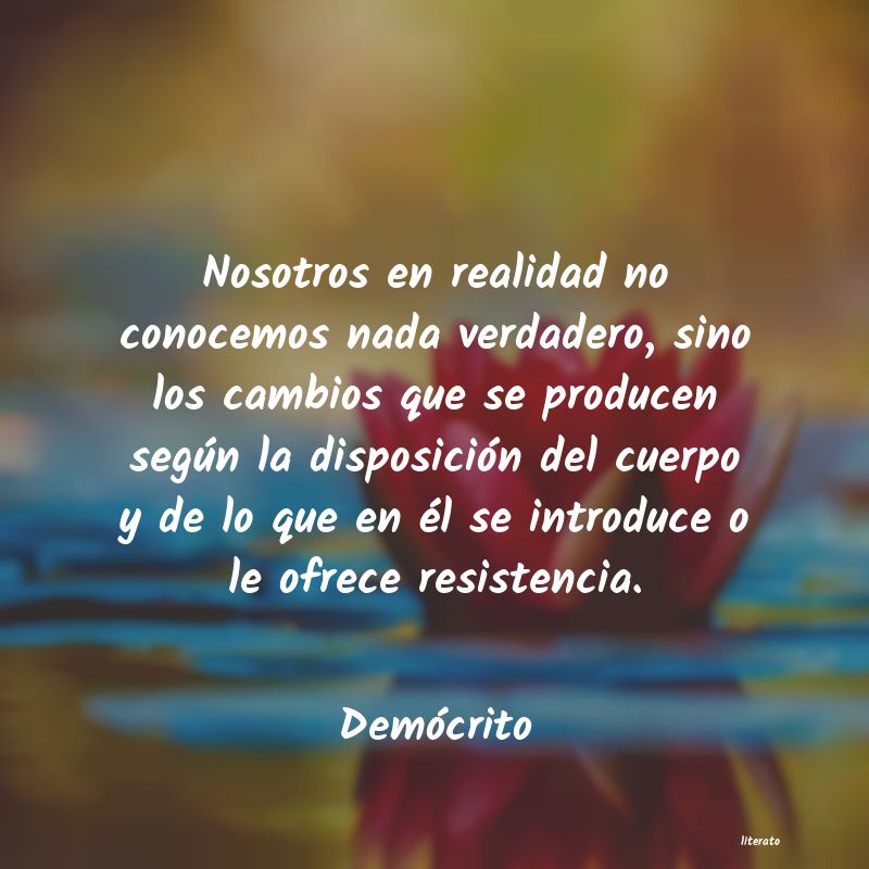 frases de Demócrito