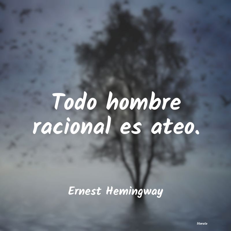 frases de Ernest Hemingway