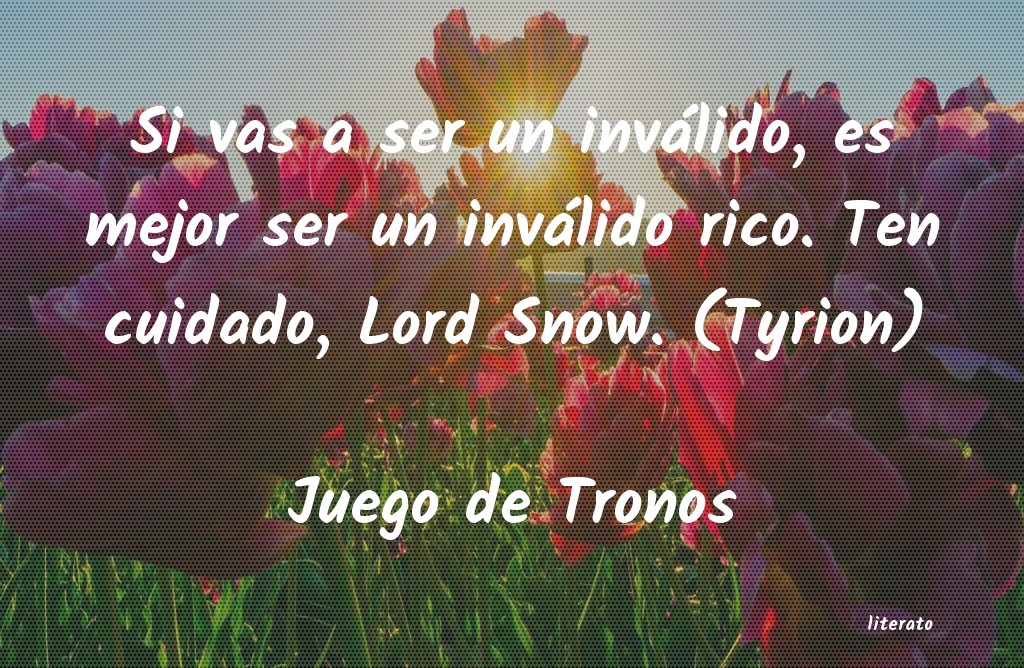 frases de Juego de Tronos