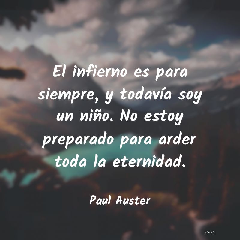 Frases de Paul Auster