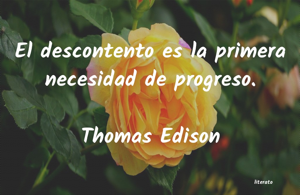 Frases de Thomas Edison