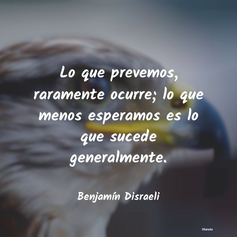 frases de BenjamÃ­n Disraeli