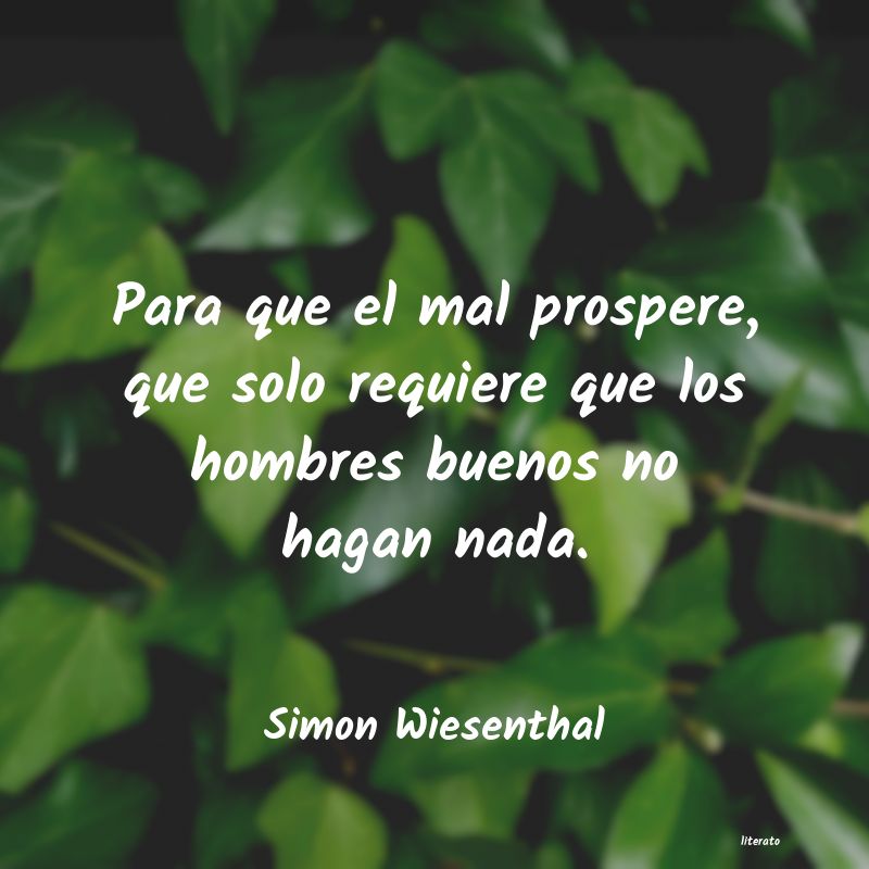 Frases de Simon Wiesenthal