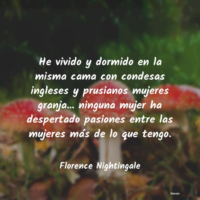 frases de Florence Nightingale