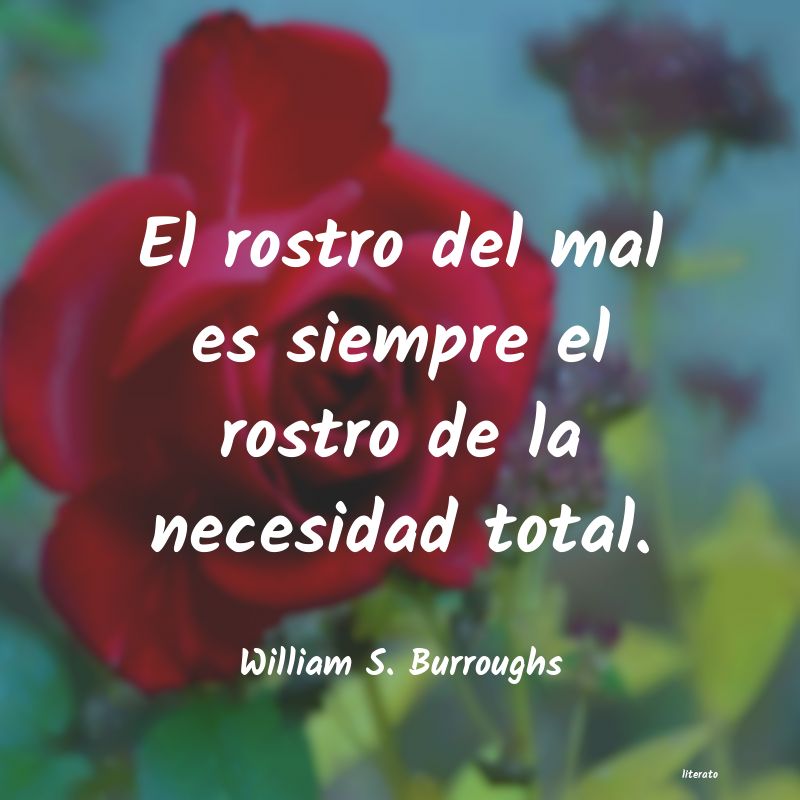 frases de William S. Burroughs