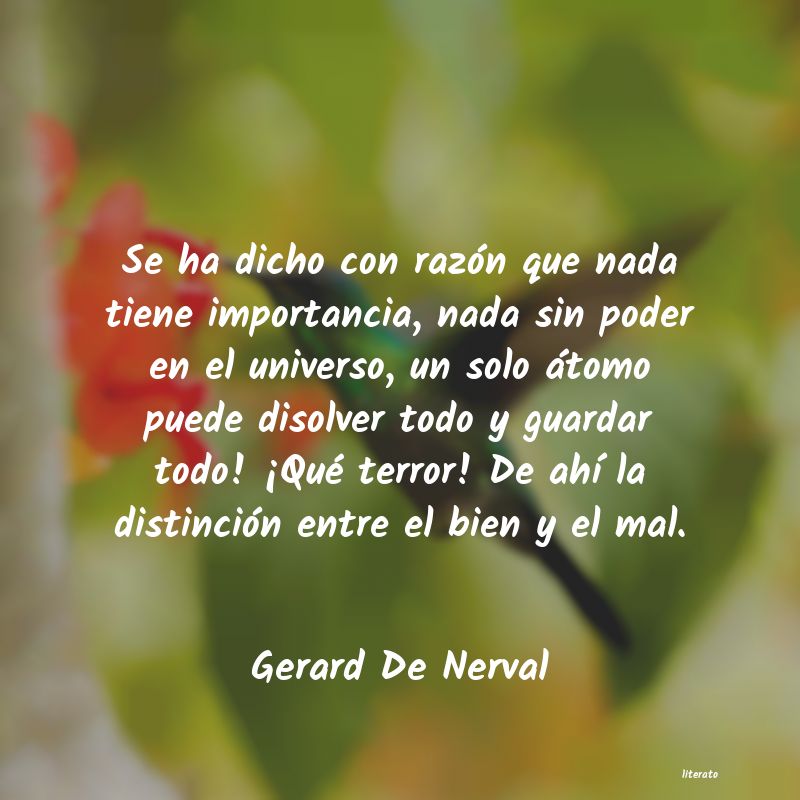 frases de Gerard De Nerval