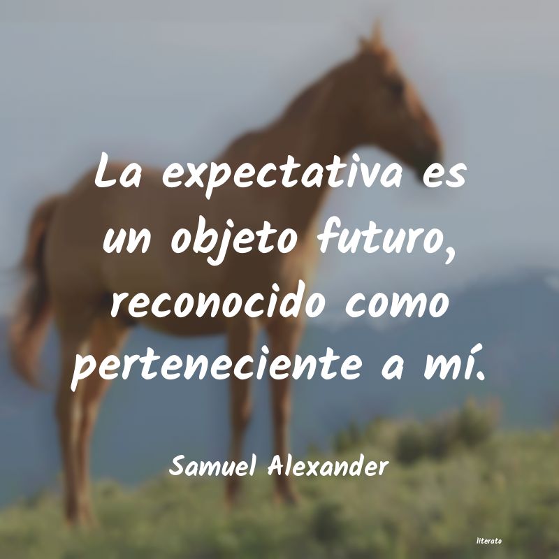 Frases de Samuel Alexander