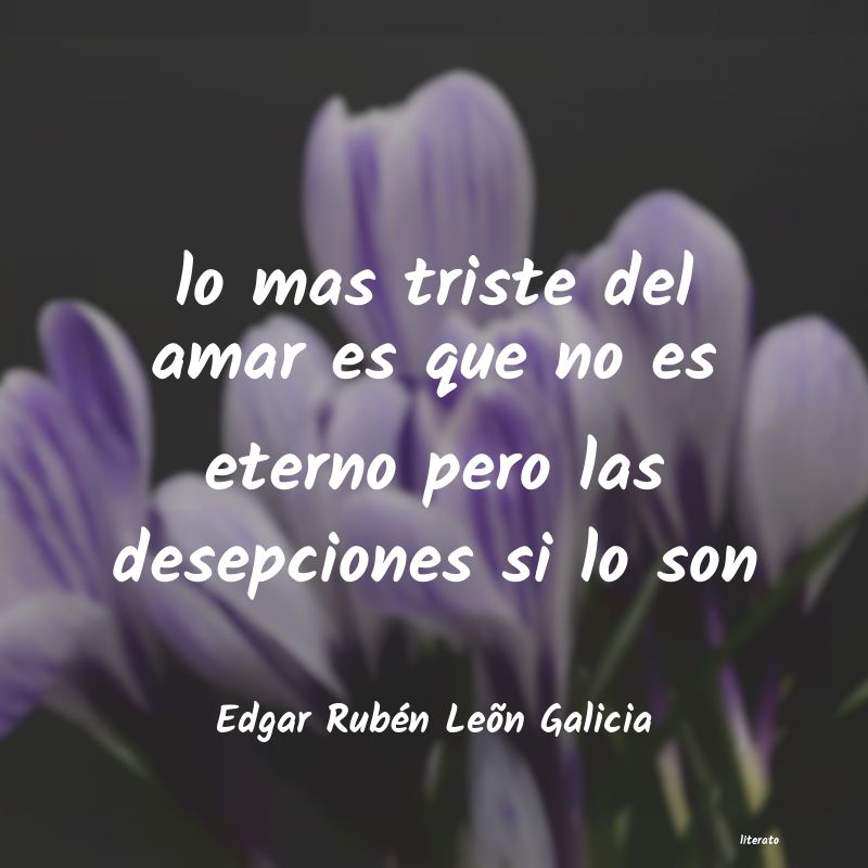 Frases de Edgar Rubén Leõn Galicia