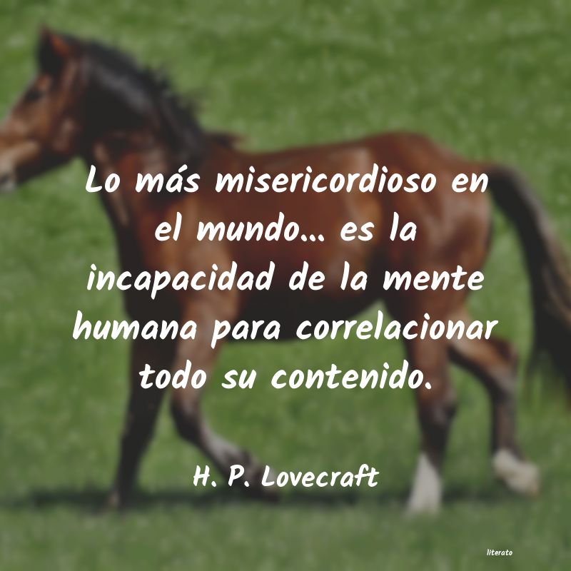 Frases de H. P. Lovecraft