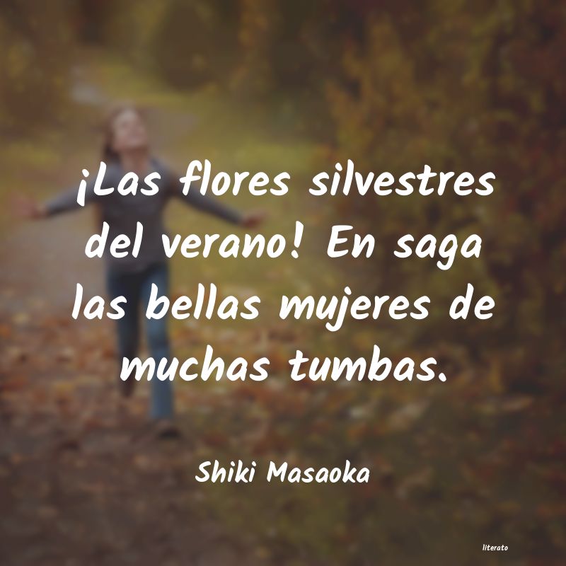 Frases de Shiki Masaoka