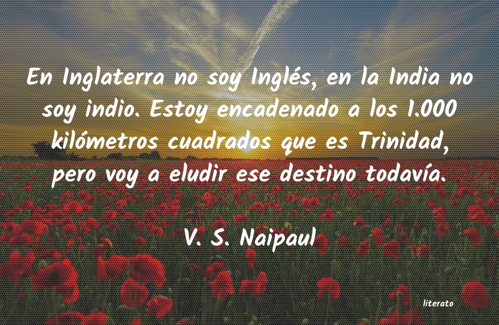 frases de V. S. Naipaul