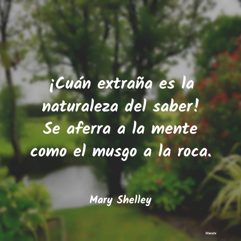 Frases de Mary Shelley