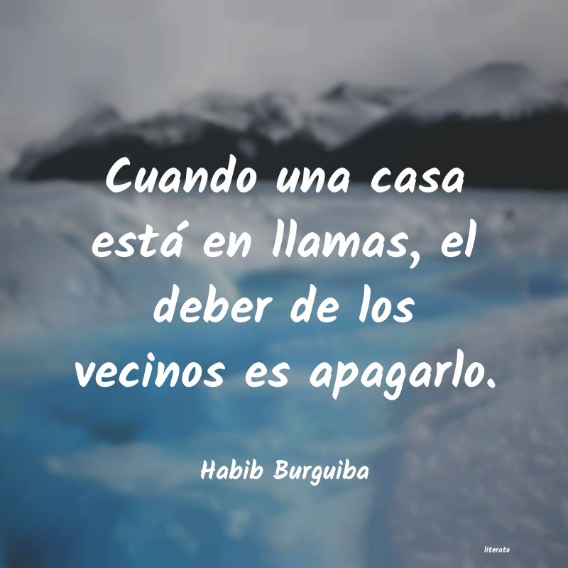 frases de Habib Burguiba