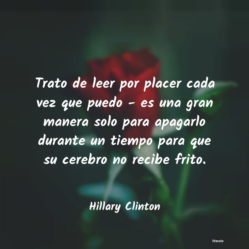 frases de Hillary Clinton