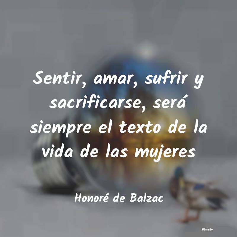 frases de Honoré de Balzac