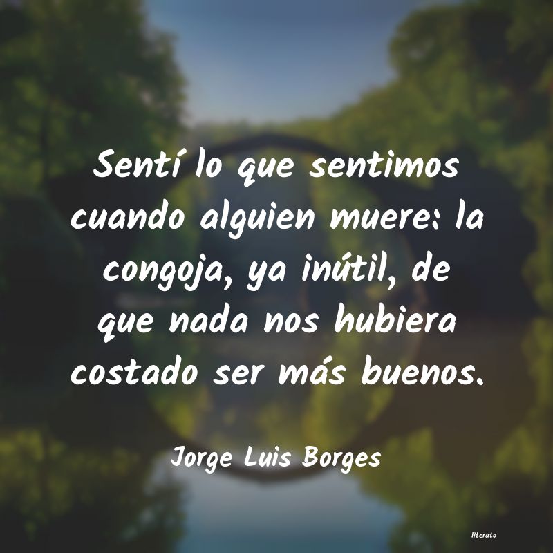 Frases de Jorge Luis Borges