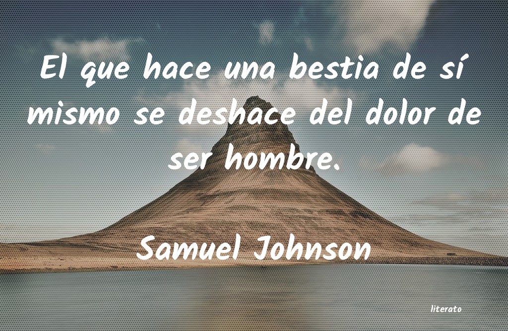 Frases de Samuel Johnson