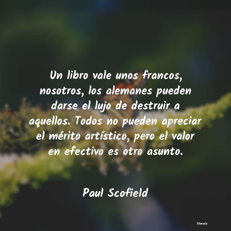 Frases de Paul Scofield