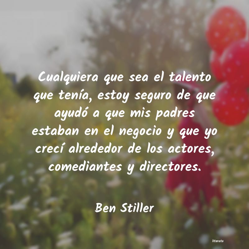 Frases de Ben Stiller