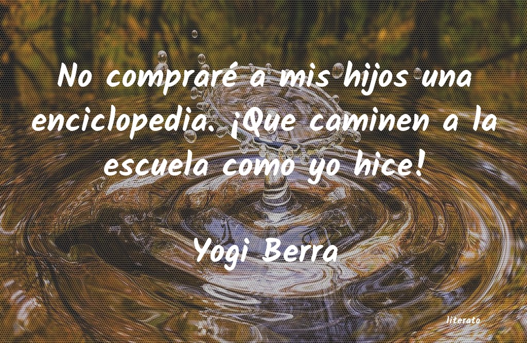 Frases de Yogi Berra