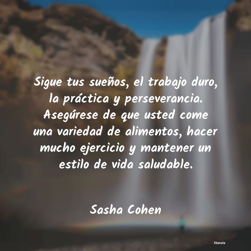 frases de Sasha Cohen