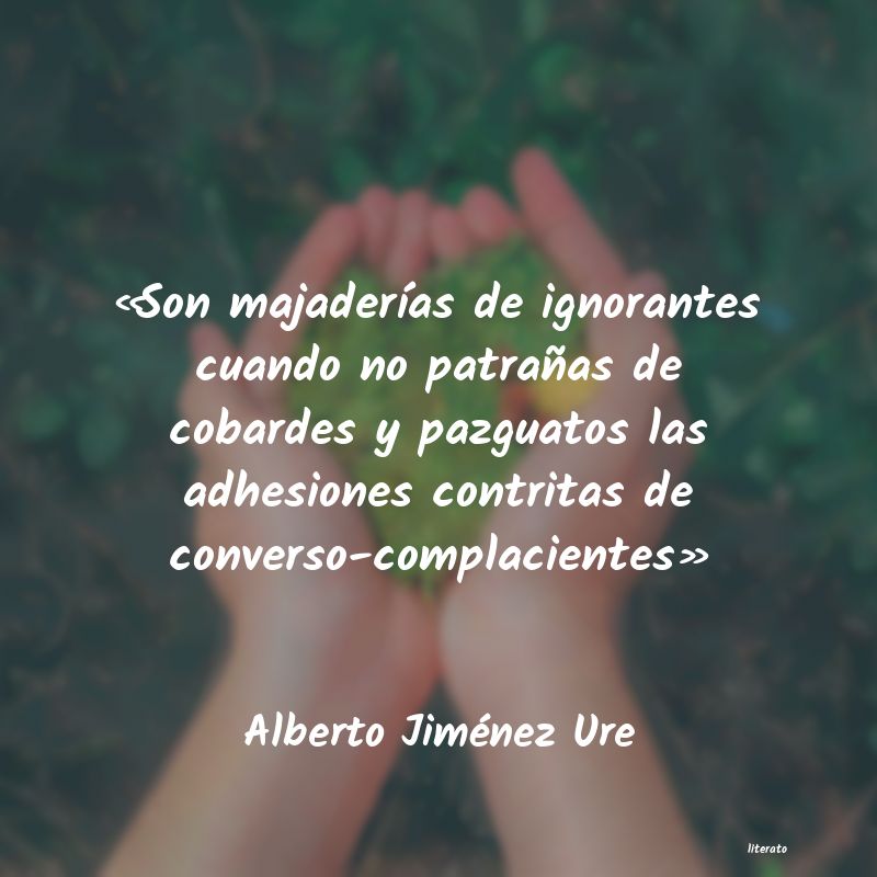 Frases de Alberto Jiménez Ure