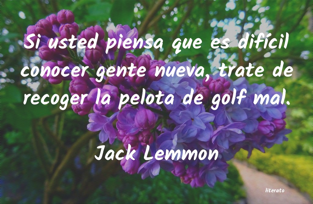 frases de Jack Lemmon