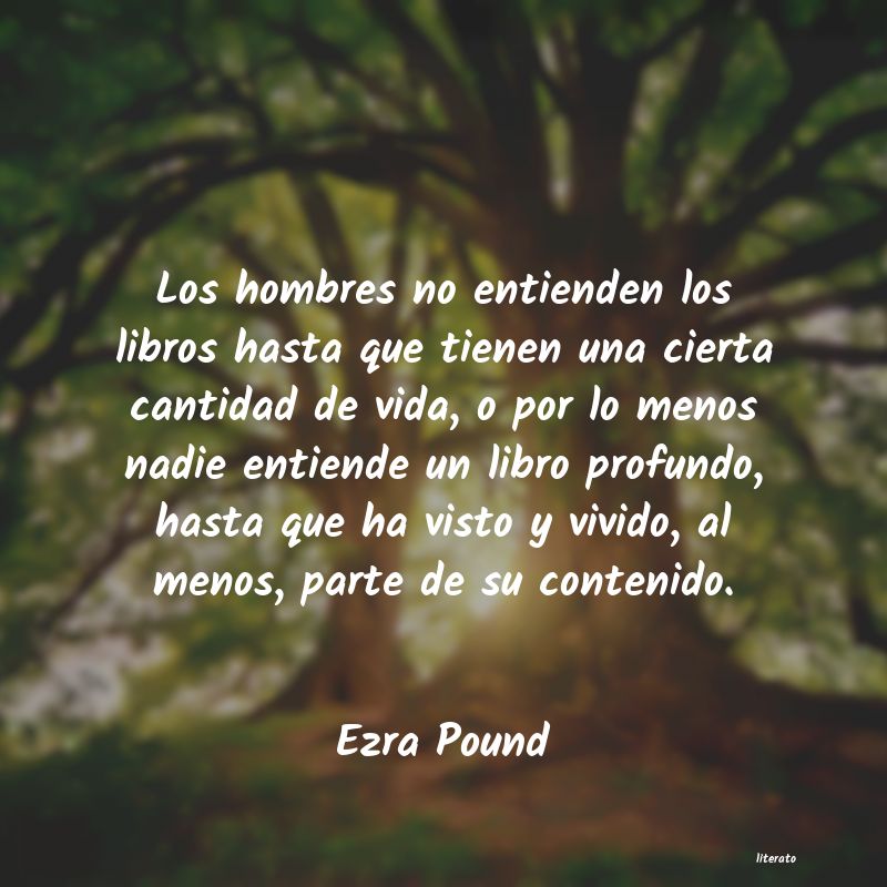 Frases de Ezra Pound